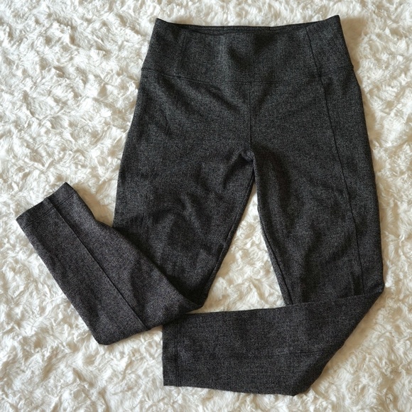 Athleta Pants - ATHLETA Women’s Pull On Delancey Gray Polyester Herringbone Tight w/pockets - M